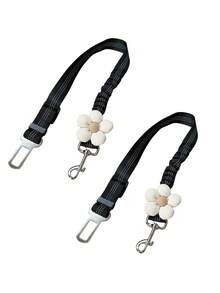 1pc Dog Car Belt Reflective Webbing Retractable Leash, Pet Cat Vehicle Travel Harness Lead,Lovely Pet Leash - Multicolor - View 4