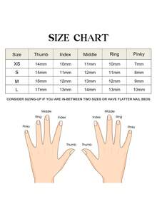 10 件装黑色长尖头假指甲防碎防污假指甲适合女朋友妻子女士和女孩