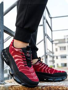 Men's Steel Toe Work Safety Shoes Pressure Resistant Anti-Stabbing Light Comfotable Industrial Safety Sneakers For Industrial And Construction - Red - View 7