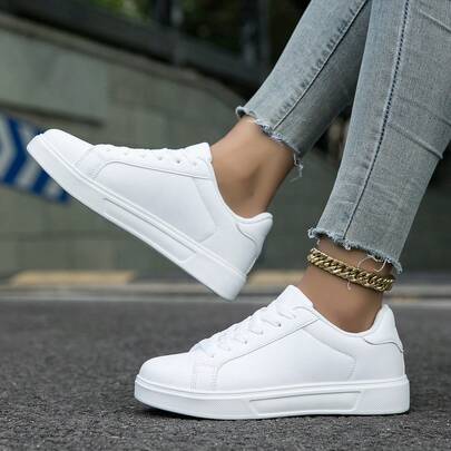 White Canvas Sneakers, Lightweight Casual Sports Shoes For Men And Women, Spring/Summer 2025