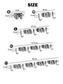1 szt. uchwyt na mopa i miotłę, hak ścienny, wielofunkcyjny mocny klips do przechowywania narzędzi łazienkowych, wieszak na miotły, stojak na narzędzia do przechowywania mopa, wytrzymałe haki użytkowe ze stali nierdzewnej do domu, kuchni, ogrodu, pralni, garażu, szafy, klips do mopa ze stali nierdzewnej 304, wielofunkcyjny wieszak bez wiercenia, hak na mopa, stojak do przechowywania miotły w łazience, narzędzia do odchwaszczania ogrodu