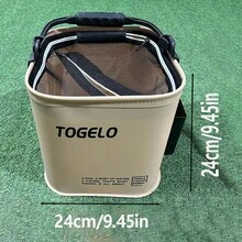 طقم دلو أسماك حي متعدد الوظائف مع جيب جانبي، دلو تخزين أدوات الصيد، صندوق صيد، حقيبة صيد، أدوات الصيد - متعدد الألوان - مشاهدة 5