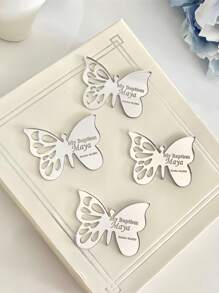 Personalize Acrylic Mirror Tag, Butterfly Party Gift Tag, Baptism Gift Tag, Thank You Gift Tag, Baptism Gift Tag, Mi Bautizo, Bendiciones,Multi-Functional, Ornamental,Anti-Mold,Adorable,High-Quality,Cute,Vintage,Colorful,Stylish,Custom,Personalized,Unique,Ideal Gifts For Him,Ideal Gifts For Her,Her,Girlfriend,Family,Friends,Son,School Students,Workers,Kids,Dining Room,Bathroom,Living Room,Bedroom,Office,Tea Room,School,Home,For Anniversaries,For Birthdays,For Weddings,For Graduation,For Housewarming