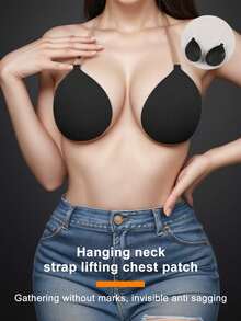 Strapless Backless Bra, Suitable For Wedding Dresses - Black - View 1