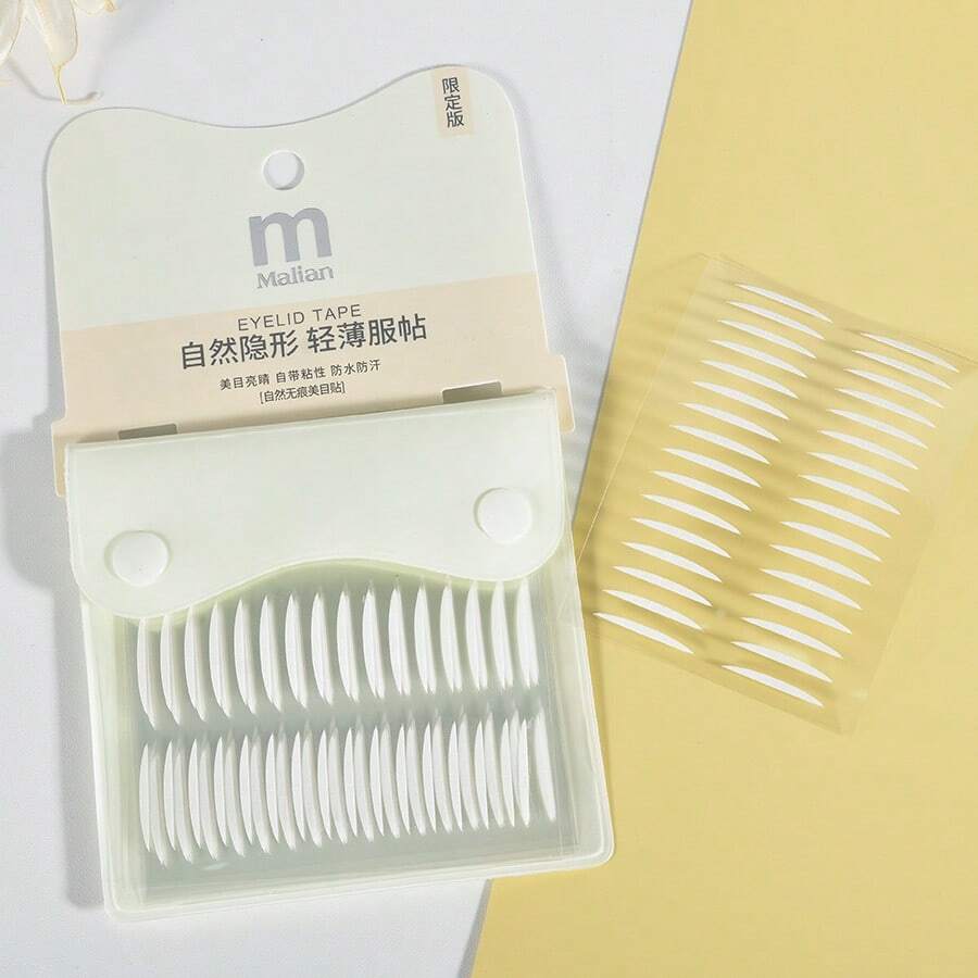 MALIAN 120 cặp miếng dán mí mắt hai mặt kèm keo dán hai mặt và dụng cụ hỗ trợ nĩa, trang điểm, giá rẻ, trang trí phòng, bàn trang điểm, du lịch, phòng ngủ, phụ kiện trang điểm, giá rẻ, đồ nhét tất, trang điểm, dụng cụ trang điểm, đồ giá rẻ, quà tặng, quà tặng cho phụ nữ, quà tặng Giáng sinh - trắng - Xem 1