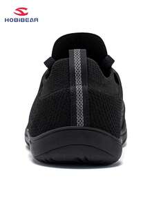 HOBIBEAR Unisex Wide Toe Box Lightweight & Comfortable Shoes, Suitable For Men & Women, Barefoot Outdoor Sports Sneakers & Casual Shoes - Black - View 7