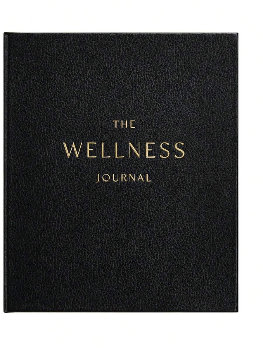 Self Care & Wellness Journal-Daily Gratitude And Meal Planner For Women & Men, Wellness & Self Care Planner With Goal & Reflection – Hardcover, Undated(Black)
