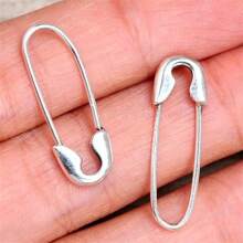 1 Pair Unique Minimalist Paper Clip Design Earrings, Fashion Personalized Party Jewelry Gift For Women