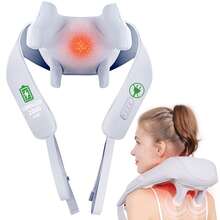 MASGRE Wireless Massager With Heating Function, Suitable As A Gift For Friends And Parents - Grey - View 2