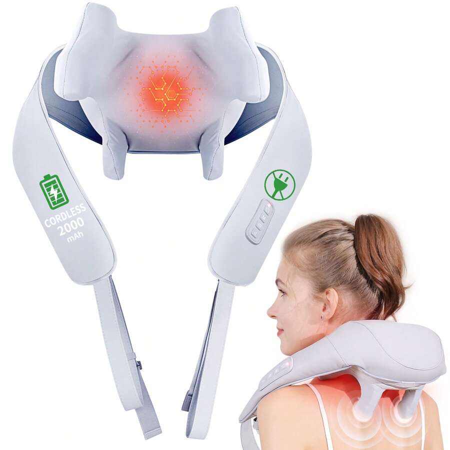 MASGRE Wireless Massager With Heating Function, Suitable As A Gift For Friends And Parents