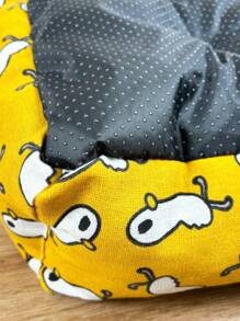 1pc Plush Rectangular All-Season Anti-Slip Pet Bed Mat, Thick Thermal Lining For Small/Medium Dogs, Cats, Rabbits And Other Animals, Comfort Indoor Pet Sofa, Great For Mother's Day Gift