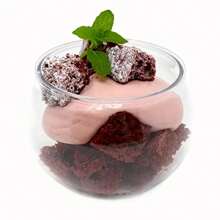 20/10pcs Pack, Mini Sphere Shaped Dessert Cups, Suitable For Ice Cream, Mousse, Appetizers, Parties And Events