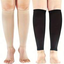 Set de 4 a 6 piezas de mangas de compresión ultra delgadas para pierna, rodilla, tobillo y codo, calentadores deportivos para piernas para hombres y mujeres, accesorios para gimnasio