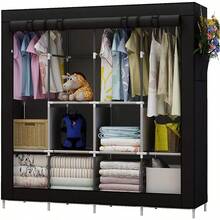170*170 Closet Armable Ropero Rack Guardaropa Recamara Organizacion - Marrón - Ver 3