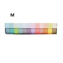Ensemble de 12 pièces de ruban adhésif washi pour journal, ruban adhésif unicolore arc-en-ciel pour DIY