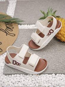 1 par de sandalias deportivas casuales de verano con suela blanda para hombres, mujeres y niños