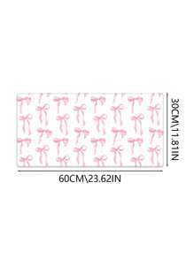 Queen Pink Bow Mouse Pad Kawaii Mouse Pad Academic Fashion Computer Desk Pad Is Suitable For Laptop Non-Slip Rubber Base Pad Office Accessories Decorative Edge Lock Edge Desk Pad