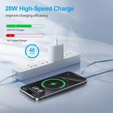 10FT/3M For IPhone 15 16 Charger Fast Charging, 10 FT Long USB C Charger Cord With 20W Type C Phone Fast Charging Block For IPhone 16/16 Pro/16 Pro Max/16 Plus, IPhone 15/15 Pro/15 Pro Max/15 Plus,IPad,Android - Xem 5