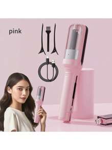 Recortador de cabello inalámbrico, Rompedor de cabello automático, Carga tipo C, Cuidado del extremo del cabello eléctrico, Recorte de daño por sequedad del cabello, Elimina las puntas abiertas, Operación de un solo clic es simple, No selecciona la calidad del cabello, Herramienta de recorte automático portátil, Opciones de varios colores