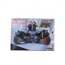 LEGO 76260- Super Héroes-Motocicleta Duo Bloques de Construcción día del Niño Regalo