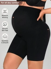 Maternity High Elasticity Cropped Leggings Suitable For Daily Wear