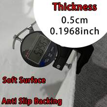 1 pieza Alfombra de baño de microfibra súper absorbente, antideslizante y de secado rápido con estampado floral, apta para cocina y baño