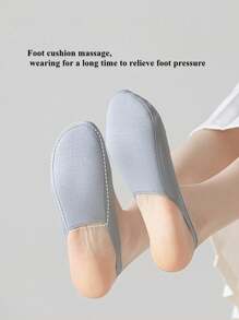 1/3 Pairs Of Invisible Socks That Do Not Show Up In Spring And Summer, Suitable For Women's Boat Socks With High Heels. Socks For Air Cushion Massage