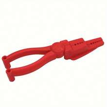 1pc Handy Grip Plier Clipper - Safely Locate Nails, Prevent Finger Smashing, And Slip-Resistant - Durable Plastic Construction For Household Tools - Multicolor - View 6