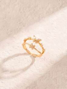 1 件复古风格儿童 26 个首字母戒指是最适合商业的定制礼物