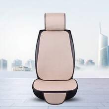 3 件装亚麻汽车座椅套坐垫套装，通用凉爽夏季汽车座椅垫 - 均碼 - 查看 7