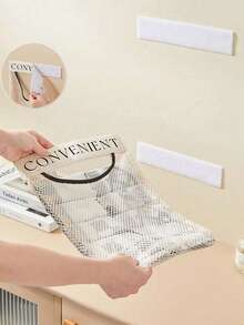 5 szt. Stojak na worki na śmieci kuchenne, montowany na ścianie, duża pojemność, siatka do przechowywania worków plastikowych z rzepem