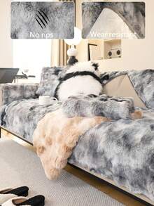 1 件加厚沙发垫套，防滑、防尘、可机洗、防褪色，适用于卧室、办公室、客厅、L 形和 1/2/3/4 座沙发，四季皆宜 - 淺灰色 - 查看 11