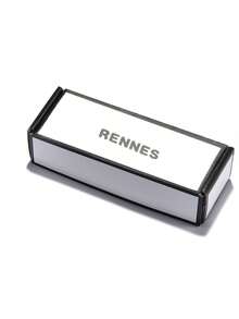 1副男士经典方形“返校季”黑色眼镜，透明镜片，适用于电脑、电视、游戏、智能手机等，保护眼睛免受视觉疲劳。 - 黑色 - 查看 6