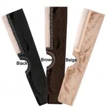 1 件可调节蕾丝假发握带，女士适用 - 防滑透气头带，带耳孔和天然蕾丝边，温和呵护头皮，易于佩戴和取下，米色、黑色、棕色可选