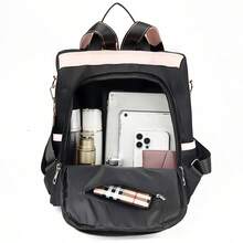 Fashionable Backpack With Large Capacity, Many Pockets, Stylish , Suitable For Women To Use - Grey - View 4