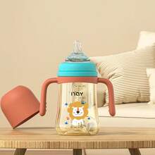 婴儿宽口径奶瓶（适合 6 个月以上婴儿）8/10 盎司 - 藍色 - 查看 11