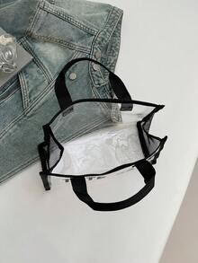 Kids Vacation Beach Tote Bag, Minimalist & Practical Multifunction - Multicolor - View 7