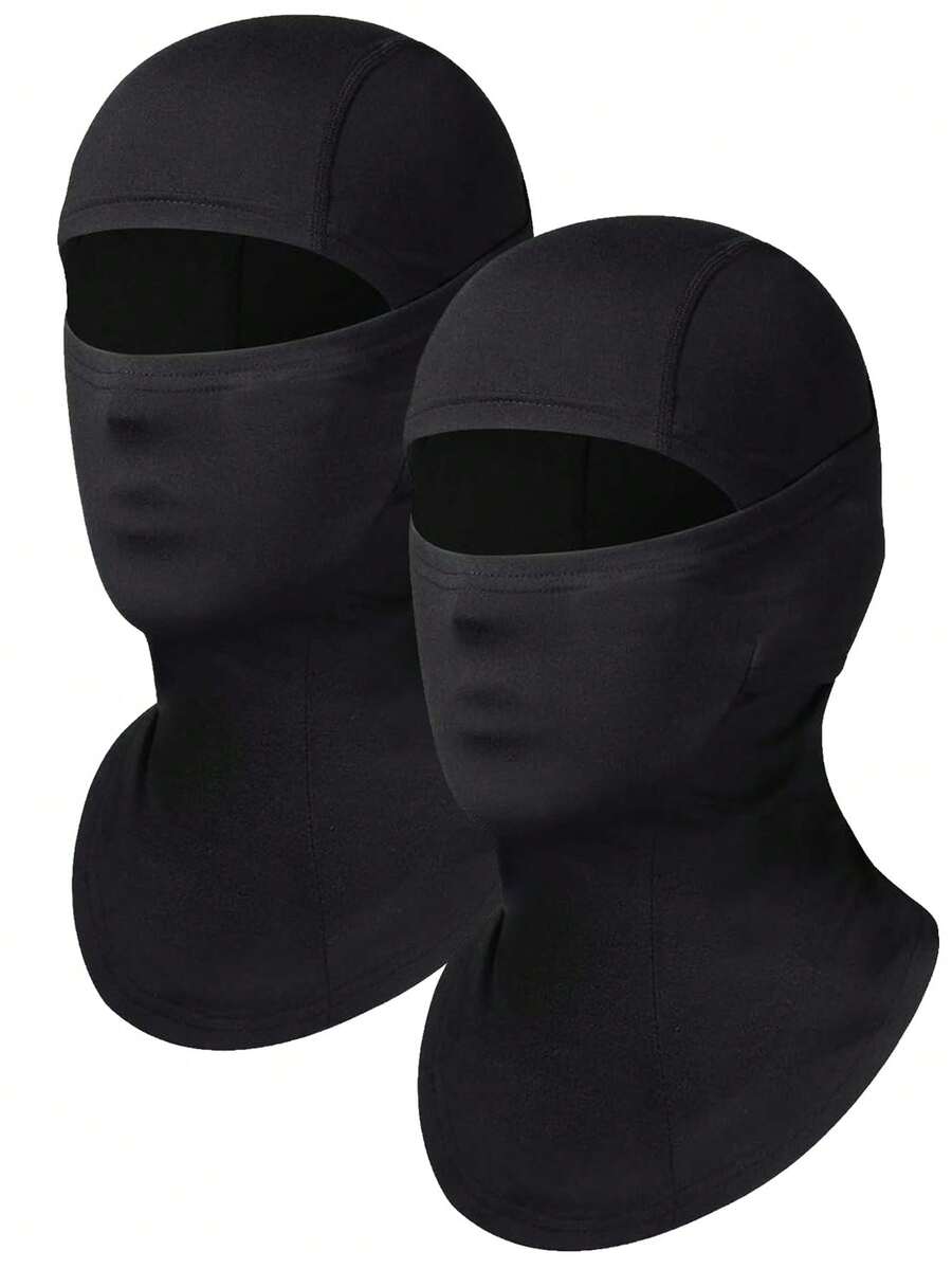 2 Pieces /1 Piece Balaclava Face Mask, Ski Mask For Men Women Football, Lightweight Sheisty, Shiesty Sun Hood UV Protector Cycling - Multicolor - View 1
