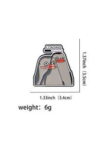 1PC Funny Quotation Enamel Pin Badges Brooches Cute Lapel Pins For Backpacks Fashion Jewelry Accessories Gifts - Multicolor - View 8