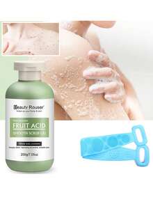 全身清洁护理套装 - 身体磨砂膏 + 浴巾，深层清洁，温和去角质，滋养保湿，丝般柔滑肌肤，持久清新，含薰衣草提取物，适合所有皮肤类型。200g 高容量 - 薄荷綠 - 查看 7