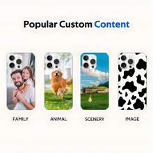 Custom Personalized Phone Cases, Couple Photo Phone Cases, DIY Pattern Custom Cases, Clear Transparent Cases, Birthday Gifts, Mother's Day Gifts, Holiday Presents, Couples, Boyfriend, Girlfriend, Gifts, Photo & Image Printing, Printed Designs, Cats/Dogs, Pets