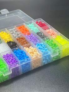 Fuse Beads Kit, 24 Colors 5mm Fuse Beading Kit, Multicolored Iron On Fused Beads Kit, Great Supplies For Fuse Beads Artist, A Birthday Suitable For Giving To A Friend - Beans - View 3