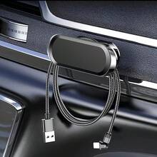 1 Stück/2 Stücke/3 Stücke Universeller Multifunktions 360° drehbarer Aluminium-Legierungs Magnetische Kfz Handy Halterung, geeignet für Armaturenbrett und Lüftungsschlitze, einfache Installation, starker Klebstoff, stabil und praktisch, GPS-Navigations Handyhalterung, kompatibel mit iPhone 16/15 Pro Max Plus und anderen Smartphones