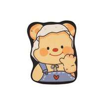 1 件卡通熊设计汽车座椅垫，四季通用舒适防滑汽车座椅垫