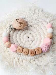1pc Customizable INS Style Text Long Necklace, Gift For Dad, Mom, Girlfriend, Boyfriend - Multicolor - View 11