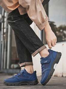 Versatile Fashion Comfort Breathable All-Match Sports Running Shoes, Suitable For All Seasons - Navy Blue - View 3