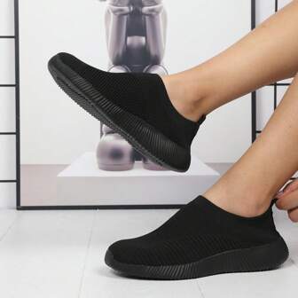 2025 Women's Breathable Casual Lightweight Soft Outsole Slip-On Athletic Sports Sneakers
