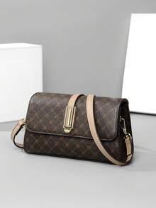 Fashionable , Light Luxury, Versatile And Convenient One-Shoulder Cross-Body Bag - 卡其色 - 查看 2