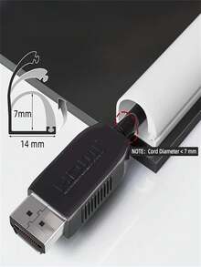 1~3m Side Open One Cord Hider For Wall Mounted Tv,Extension Cable Cover To Hide Conceal Cords Along Wall,Wire Raceway Management Cable Concealer Channel,Electric Cord Organizer Wiremold,White Cable Protector, Charger Protector