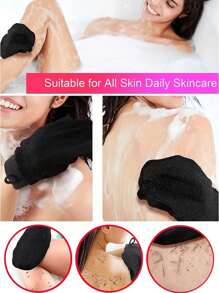 1 Piece Deep Exfoliating Hand Gloves, Smooth & Radiant - Body Scrub Bath & Shower - Clean Dry Dead Skin - Gentle Yet Effective Exfoliating Gloves, Clearly Removes Dead Skin